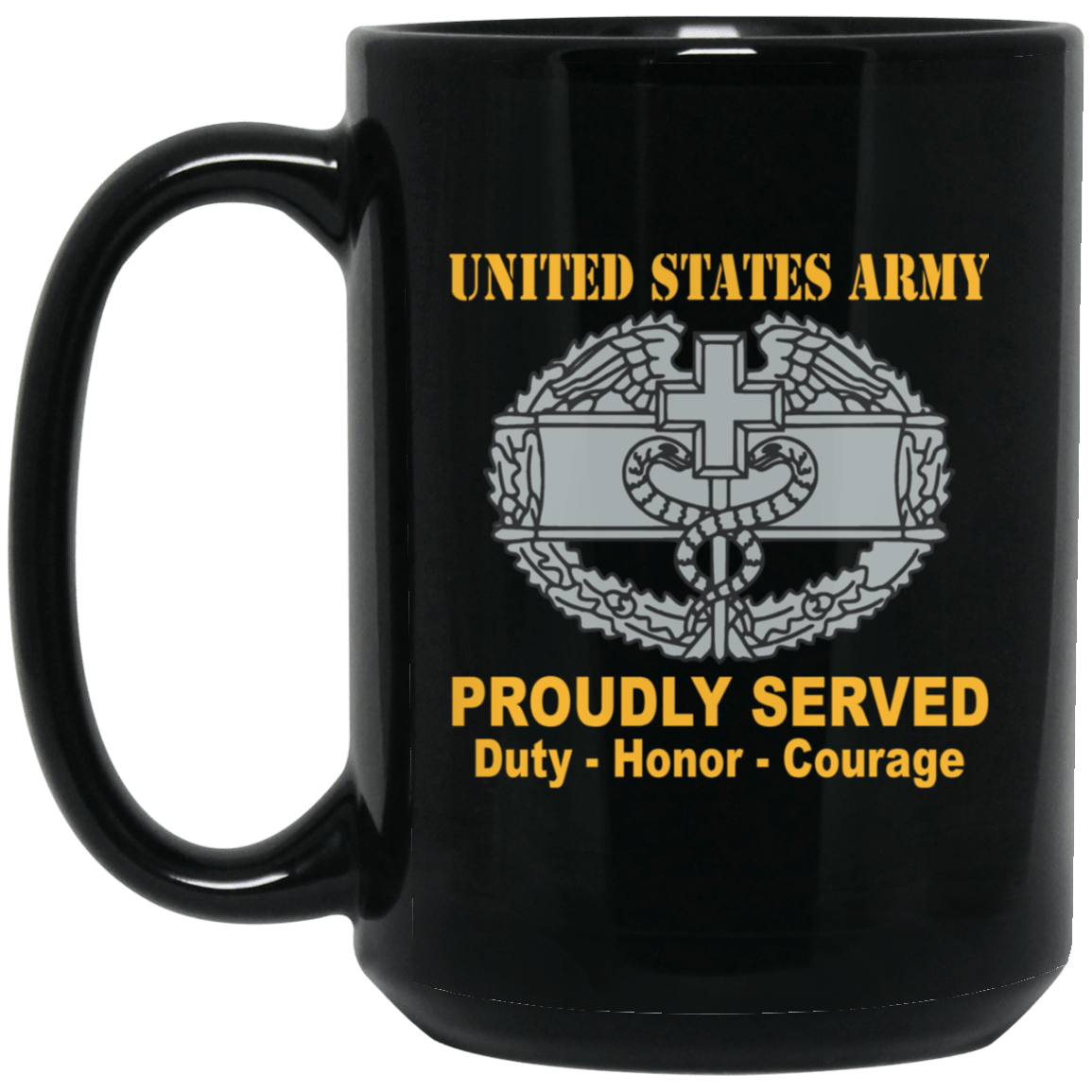 US Army Combat Medical 1st Award Badge 11 oz - 15 oz-Mug-Army-Badge-Veterans Nation