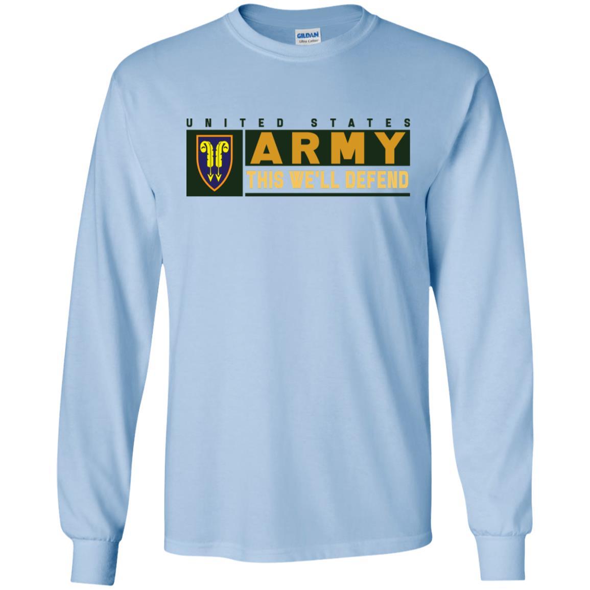 US Army 22ND SUPPORT COMMAND- This We'll Defend T-Shirt On Front For Men-TShirt-Army-Veterans Nation