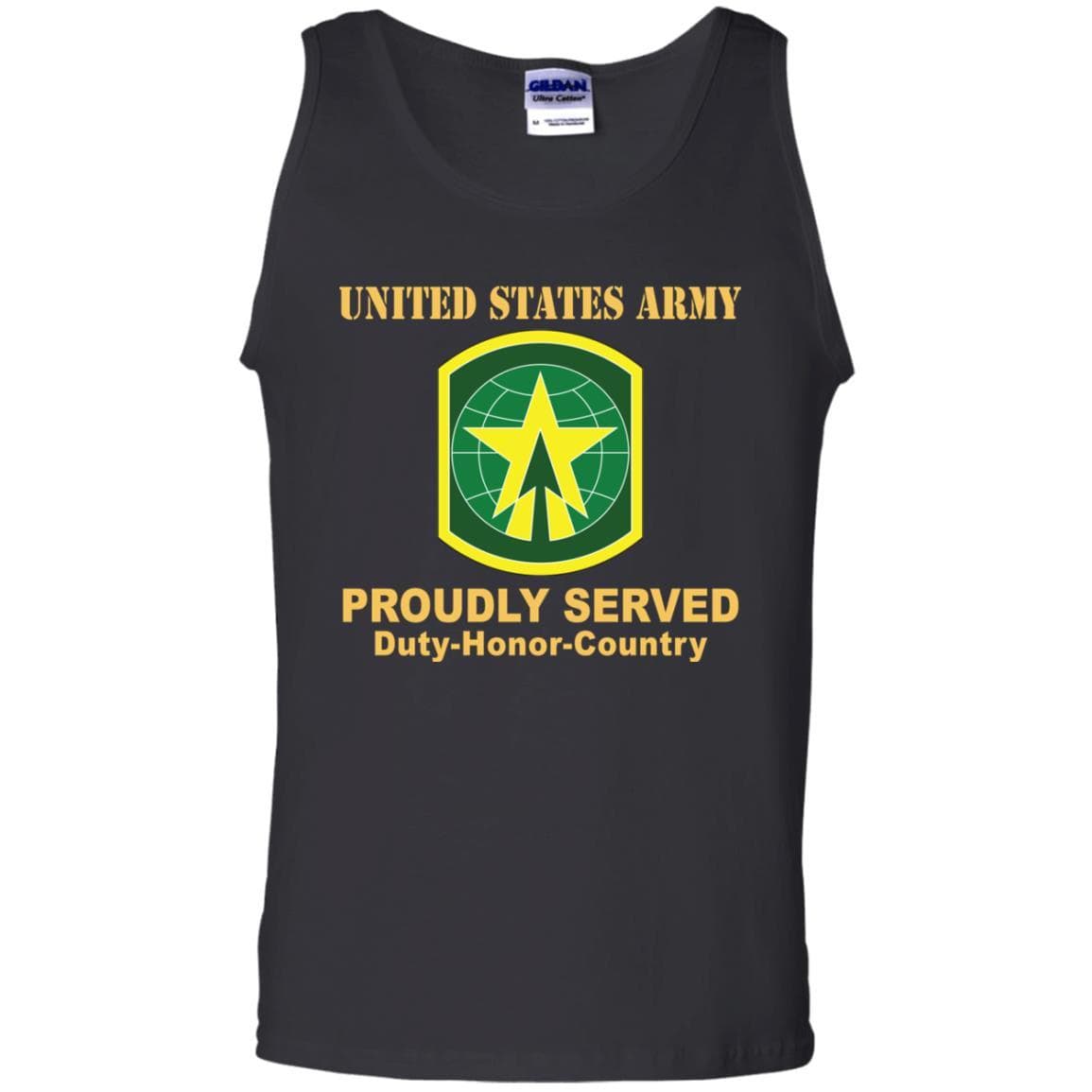 US ARMY 16TH MILITARY POLICE BRIGADE WITH AIRBORNE TAB- Proudly Served T-Shirt On Front For Men-TShirt-Army-Veterans Nation