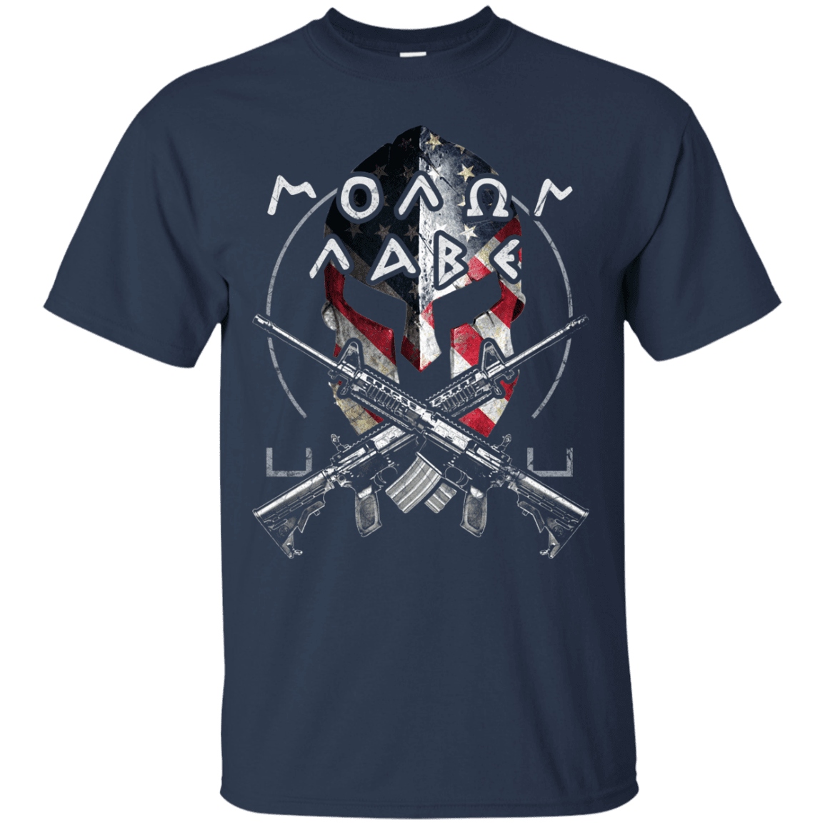 Military T-Shirt "Veteran - Molon Labe - Come And Take Them"-TShirt-General-Veterans Nation