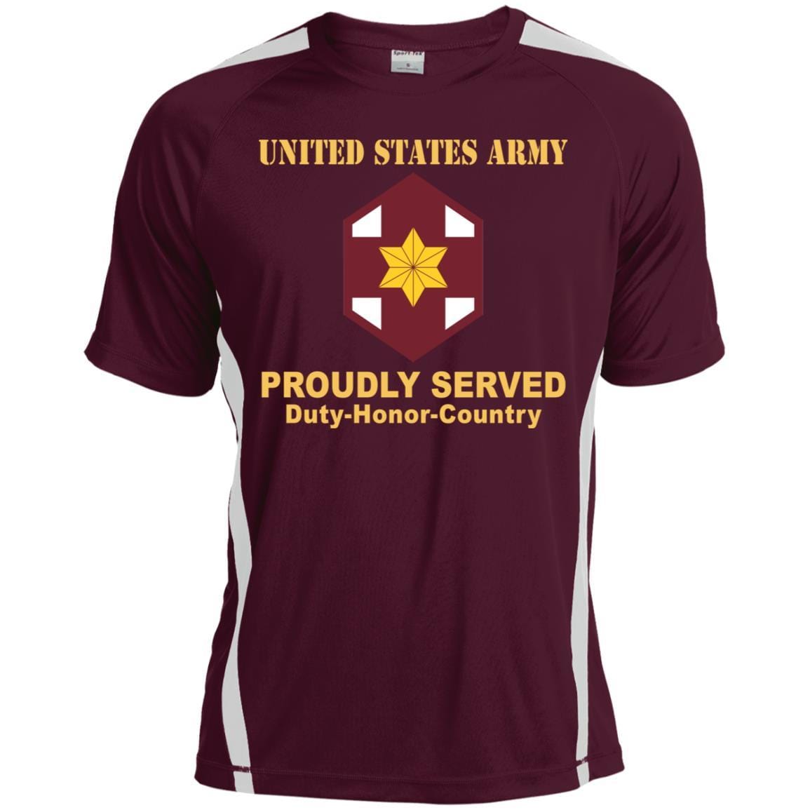 US ARMY 804 MEDICAL BRIGADE- Proudly Served T-Shirt On Front For Men-TShirt-Army-Veterans Nation