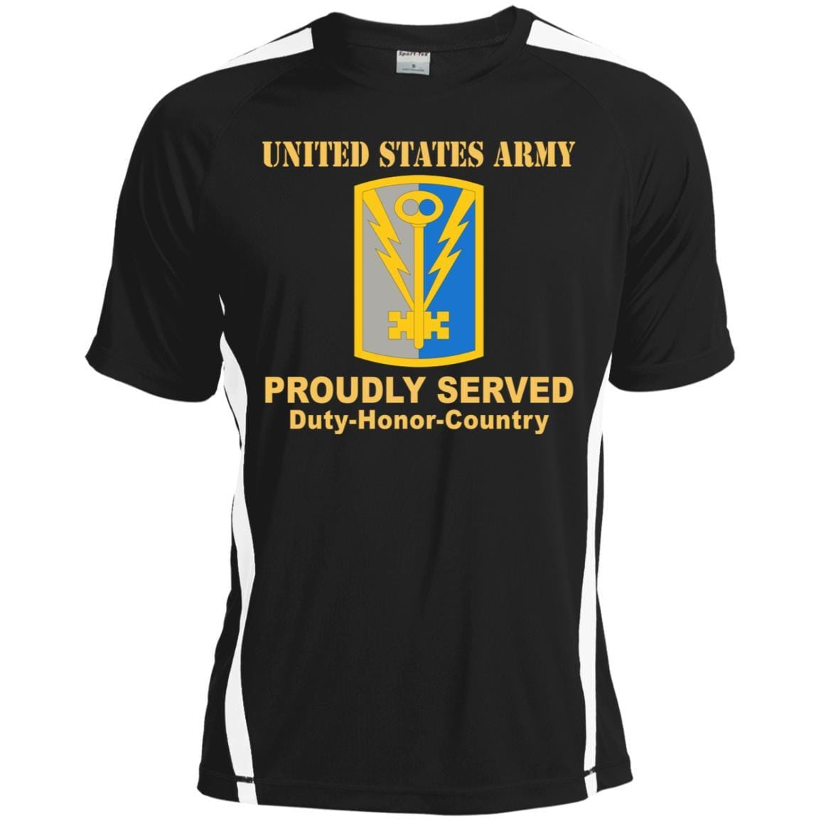 US ARMY 501 MILITARY INTELLIGENCE BRIGADE- Proudly Served T-Shirt On Front For Men-TShirt-Army-Veterans Nation