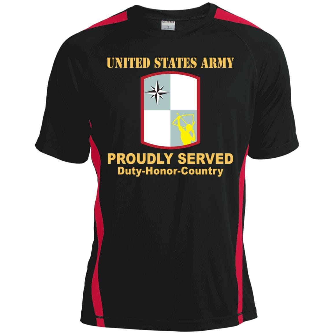 US ARMY 287 SUSTAINMENT BRIGADE- Proudly Served T-Shirt On Front For Men-TShirt-Army-Veterans Nation