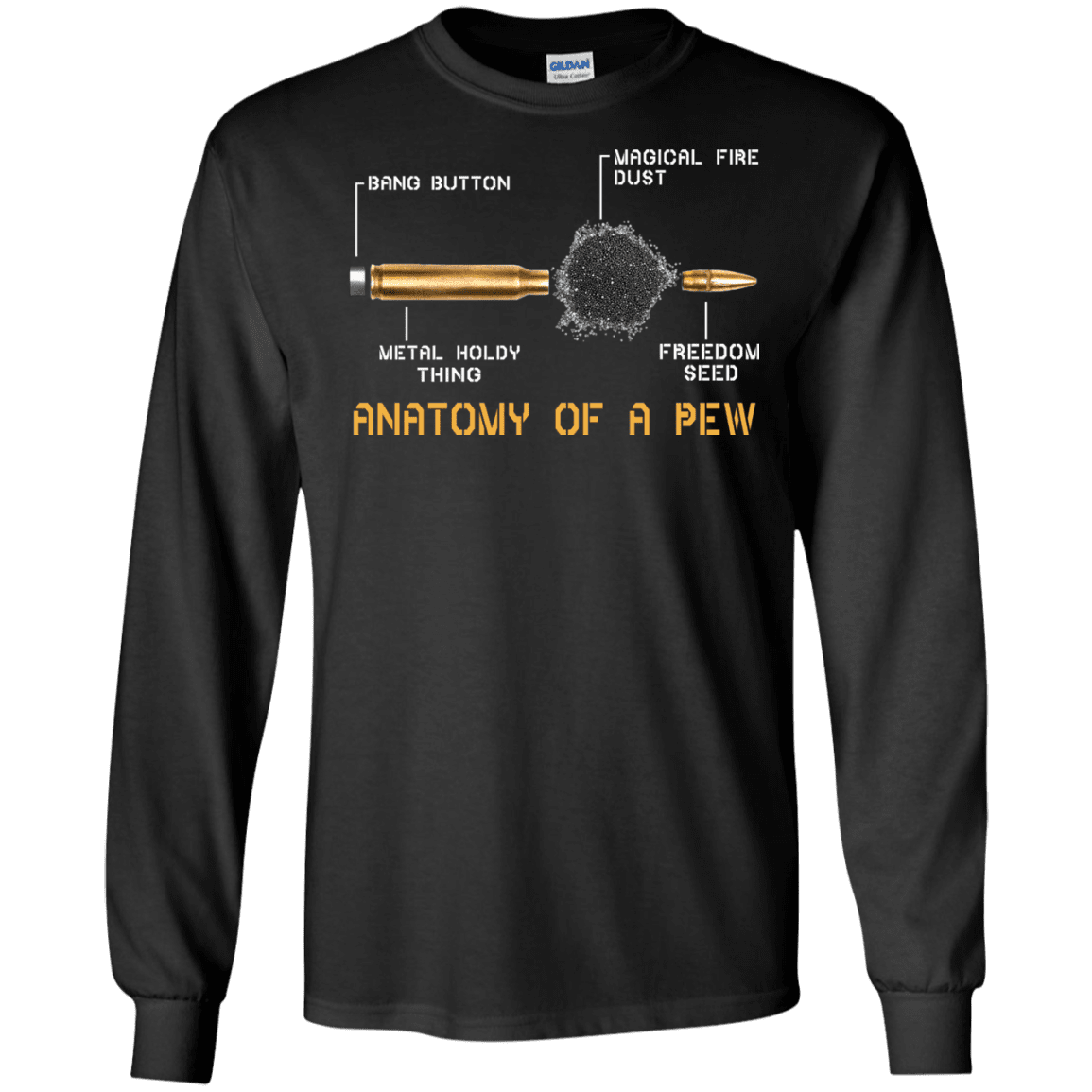 Military T-Shirt "ANATOMY OF A PEW"-TShirt-General-Veterans Nation