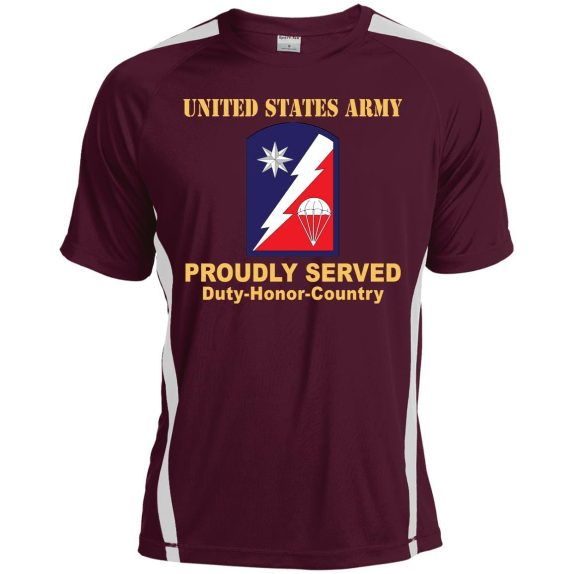 US ARMY 82 SUSTAINMENT BRIGADE - Proudly Served T-Shirt On Front For Men-TShirt-Army-Veterans Nation