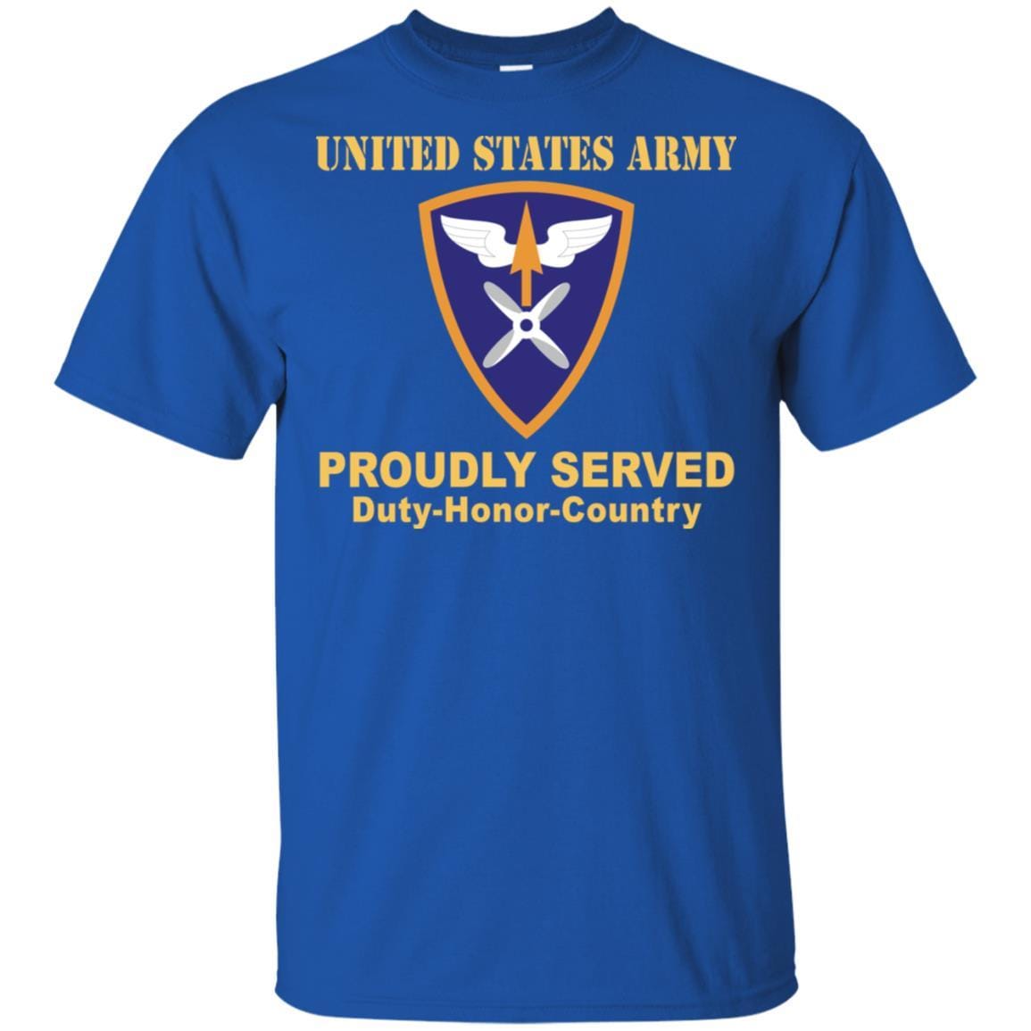 US ARMY 110TH AVIATION BRIGADE- Proudly Served T-Shirt On Front For Men-TShirt-Army-Veterans Nation