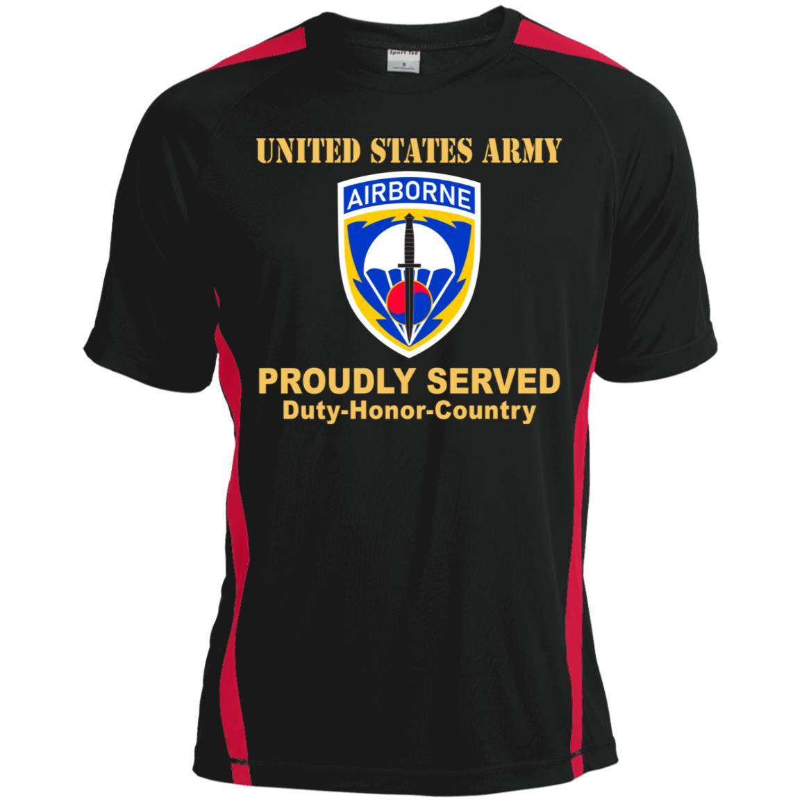 US ARMY SPECIAL OPERATIONS COMMAND KOREA- Proudly Served T-Shirt On Front For Men-TShirt-Army-Veterans Nation