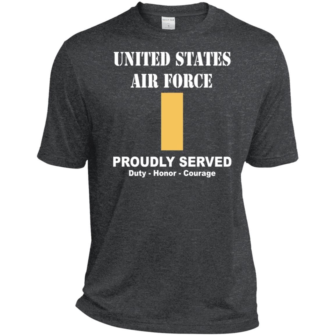 US Air Force O-1 Second Lieutenant 2d Lt O1 Commissioned Officer Ranks T shirt Sport-Tek Tall Pullover Hoodie - T-Shirt-TShirt-USAF-Veterans Nation