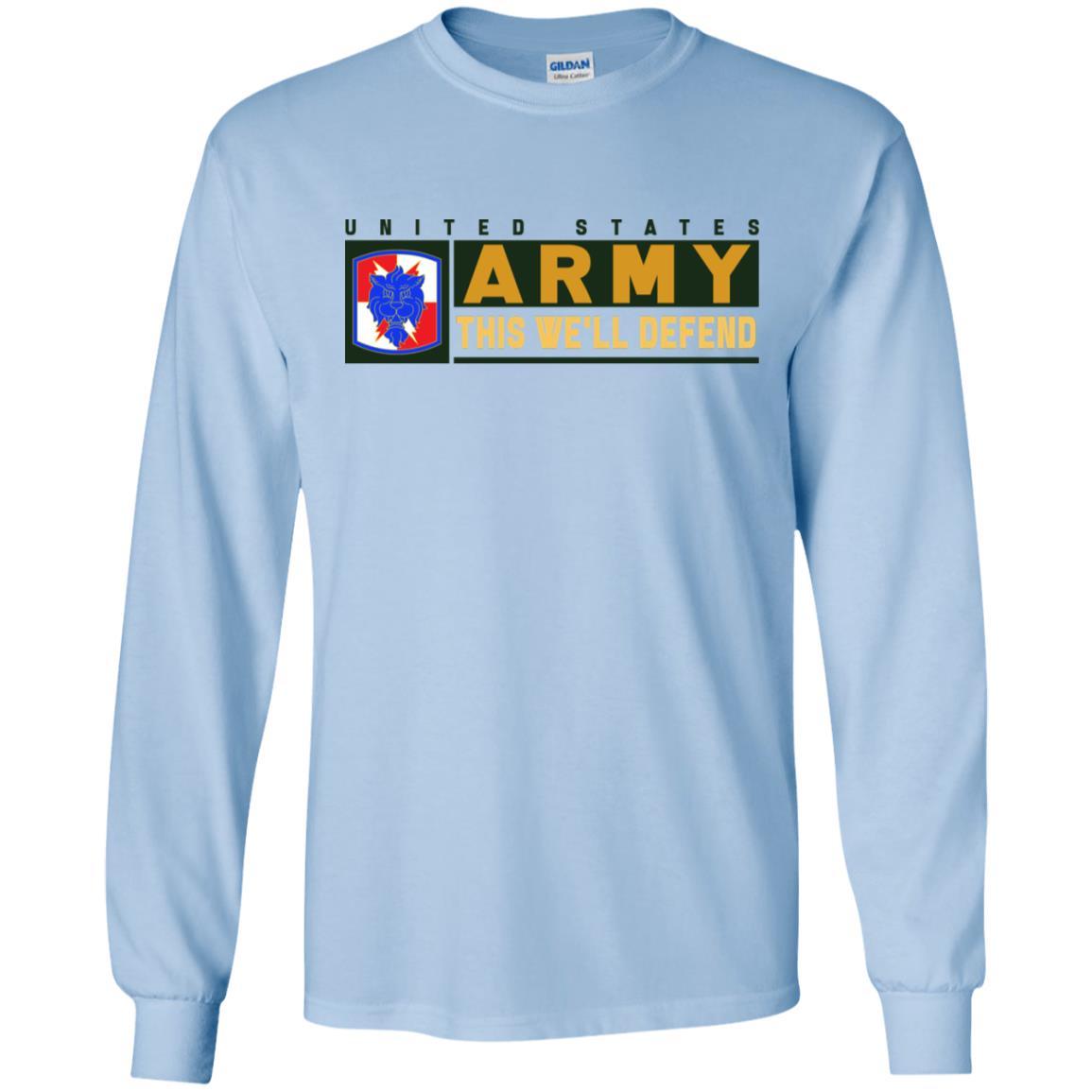 US Army 35TH SIGNAL BRIGADE (NO TAB)- This We'll Defend T-Shirt On Front For Men-TShirt-Army-Veterans Nation