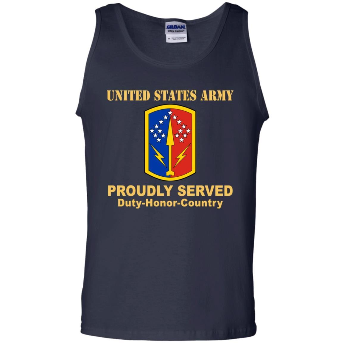 US ARMY 174 AIR DEFENSE ARTILLERY BRIGADE - Proudly Served T-Shirt On Front For Men-TShirt-Army-Veterans Nation