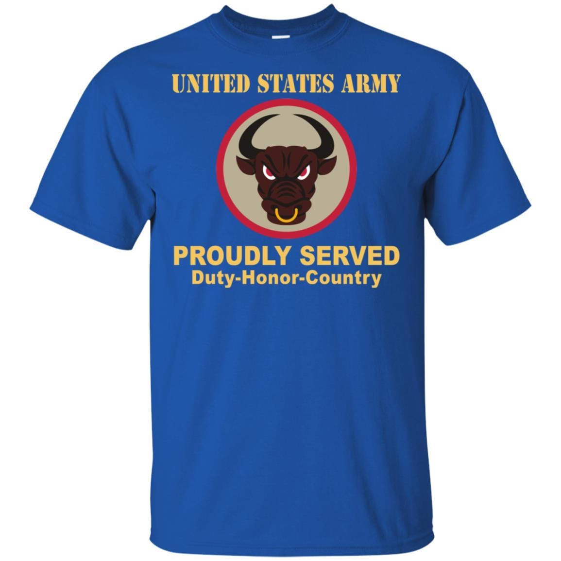 US ARMY 518 SUSTAINMENT BRIGADE- Proudly Served T-Shirt On Front For Men-TShirt-Army-Veterans Nation