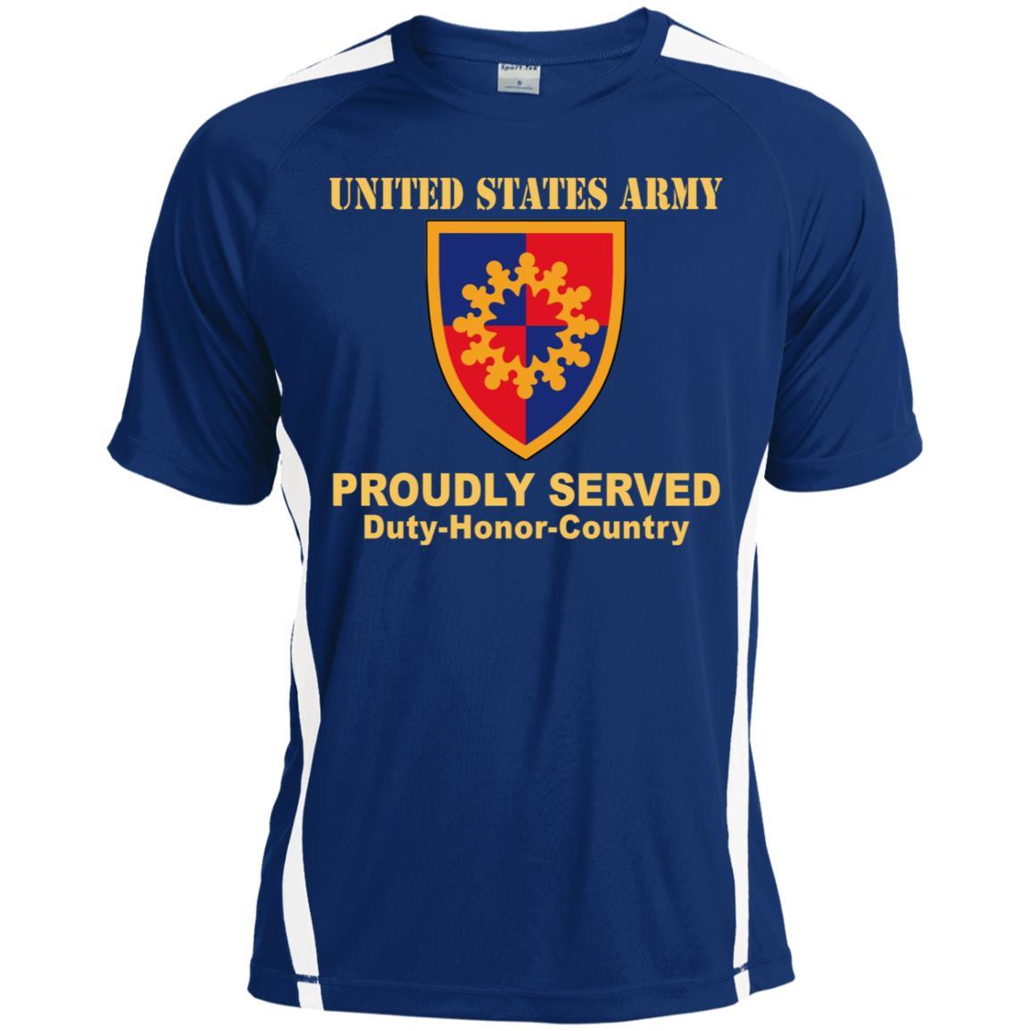 US ARMY 149TH MANEUVER ENHANCEMENT BRIGADE- Proudly Served T-Shirt On Front For Men-TShirt-Army-Veterans Nation