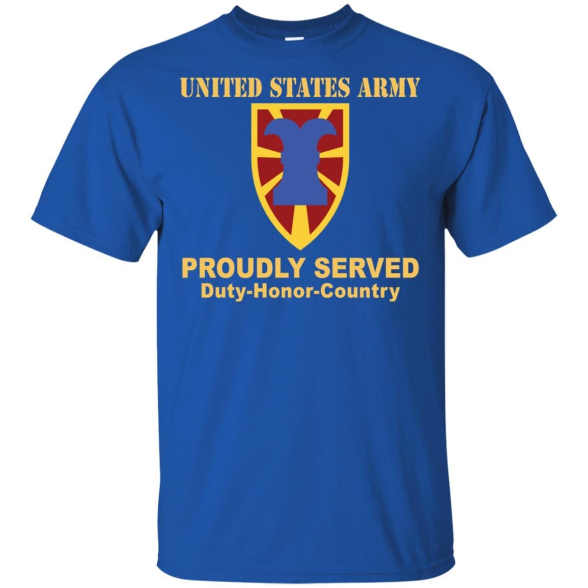 US ARMY 7TH TRANSPORTATION BRIGADE- Proudly Served T-Shirt On Front For Men-TShirt-Army-Veterans Nation