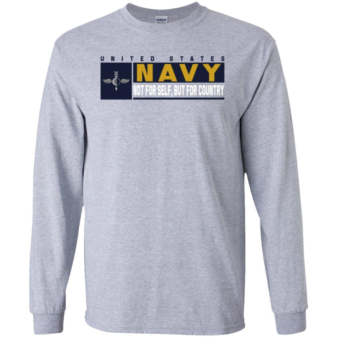 Navy Aerographers Mate Navy AG- Not for self Long Sleeve - Pullover Hoodie-TShirt-Navy-Veterans Nation