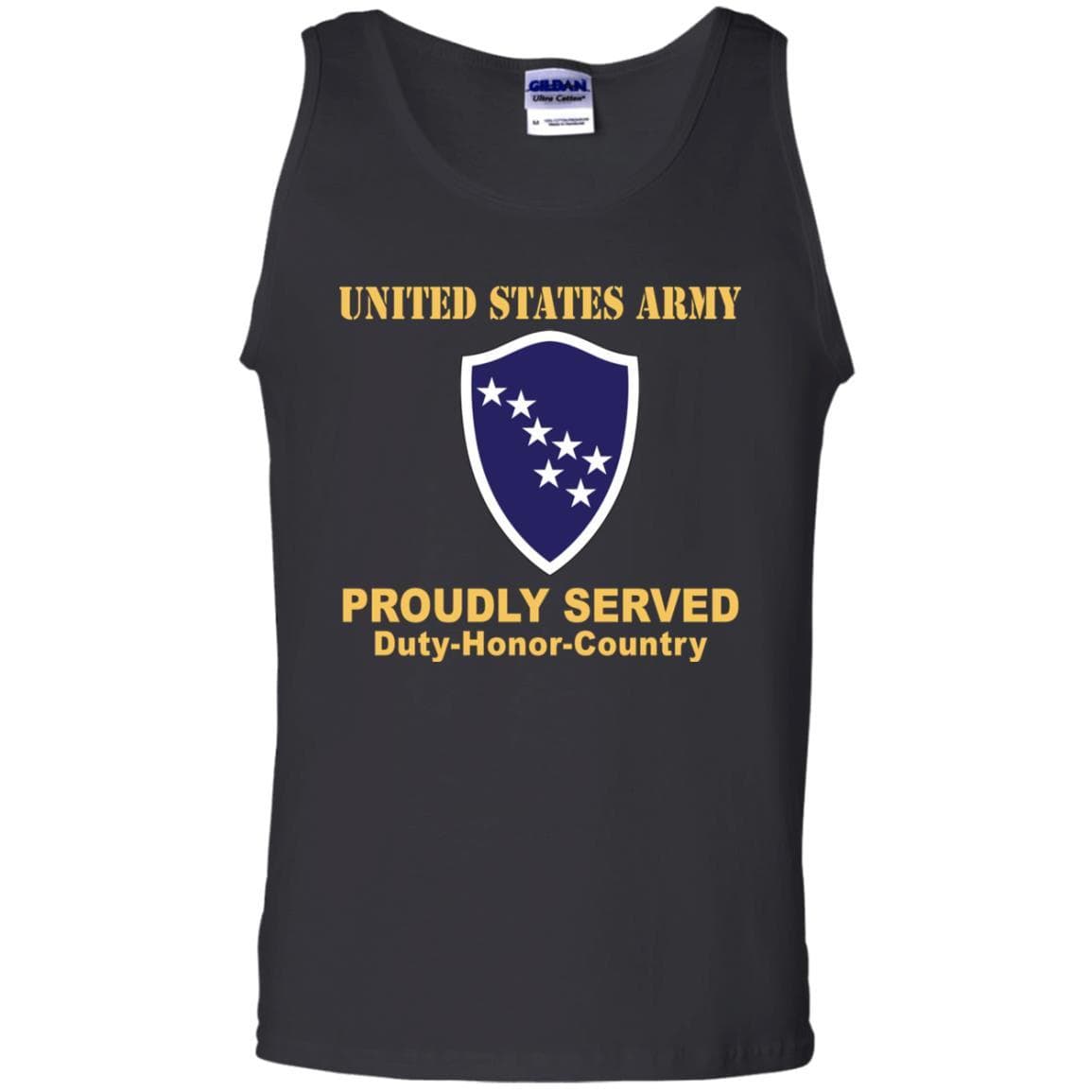 US ARMY CSIB ALASKA ARMY NG ELEMENT JOINT FORCES HEADQUARTERS- Proudly Served T-Shirt On Front For Men-TShirt-Army-Veterans Nation