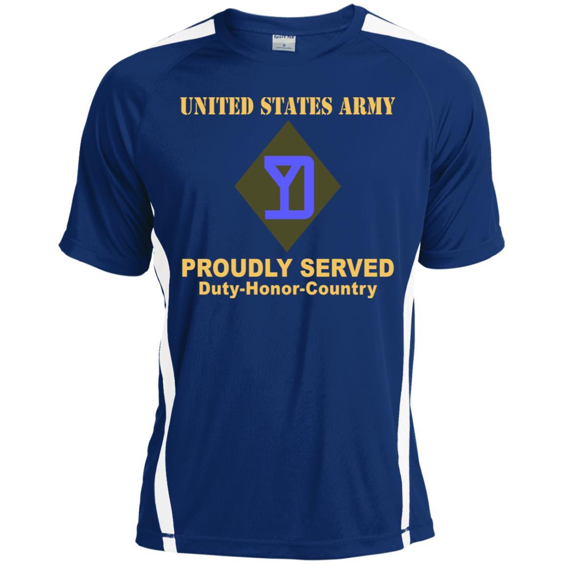 US ARMY 26TH MANEUVER ENHANCEMENT BRIGADE- Proudly Served T-Shirt On Front For Men-TShirt-Army-Veterans Nation