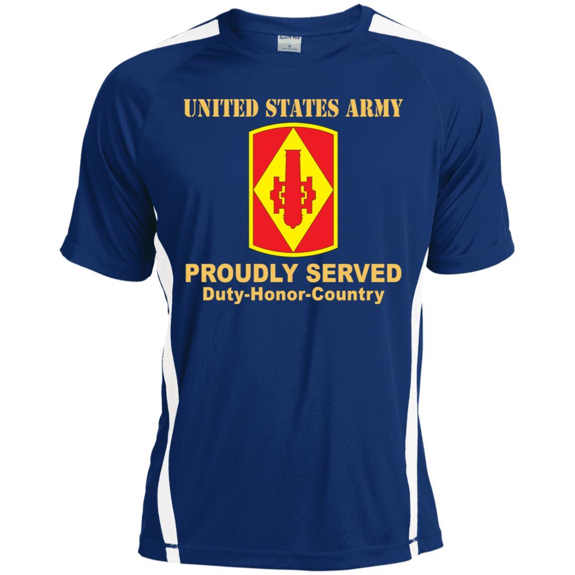 US ARMY 75TH FIRES BRIGADE - Proudly Served T-Shirt On Front For Men-TShirt-Army-Veterans Nation