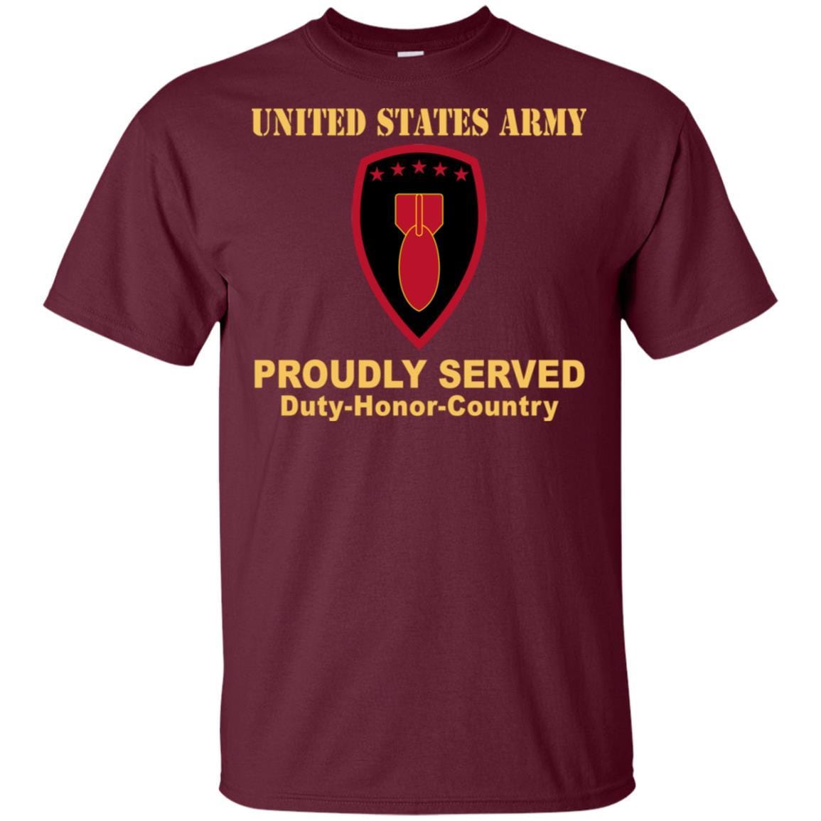 US ARMY 71ST ORDANCE GROUP (EOD) - Proudly Served T-Shirt On Front For Men-TShirt-Army-Veterans Nation