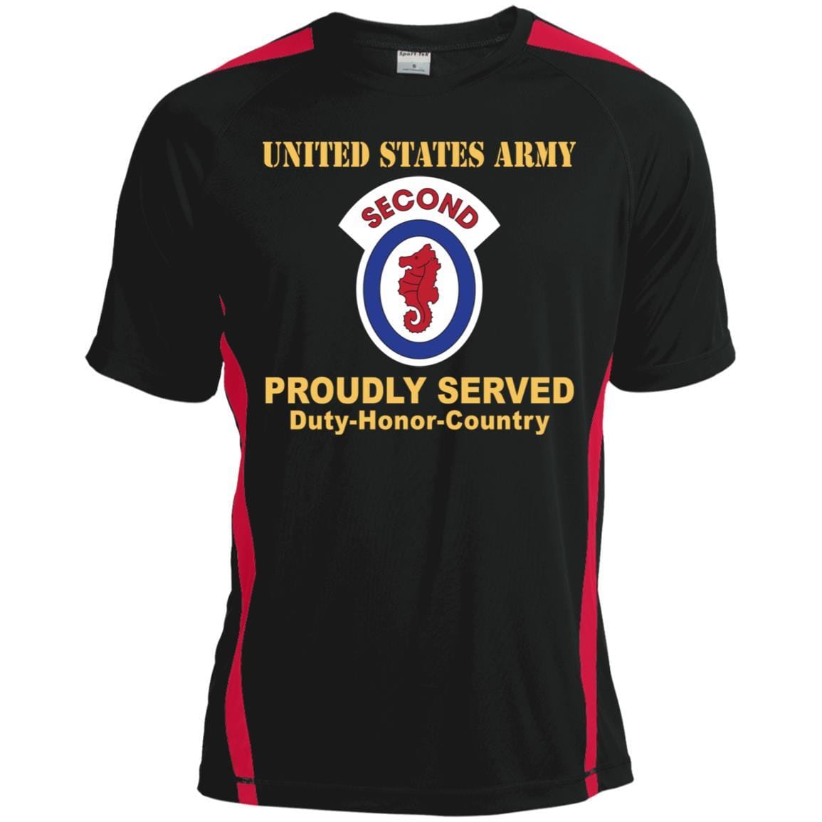 US ARMY 2ND ENGINEER BRIGADE- Proudly Served T-Shirt On Front For Men-TShirt-Army-Veterans Nation