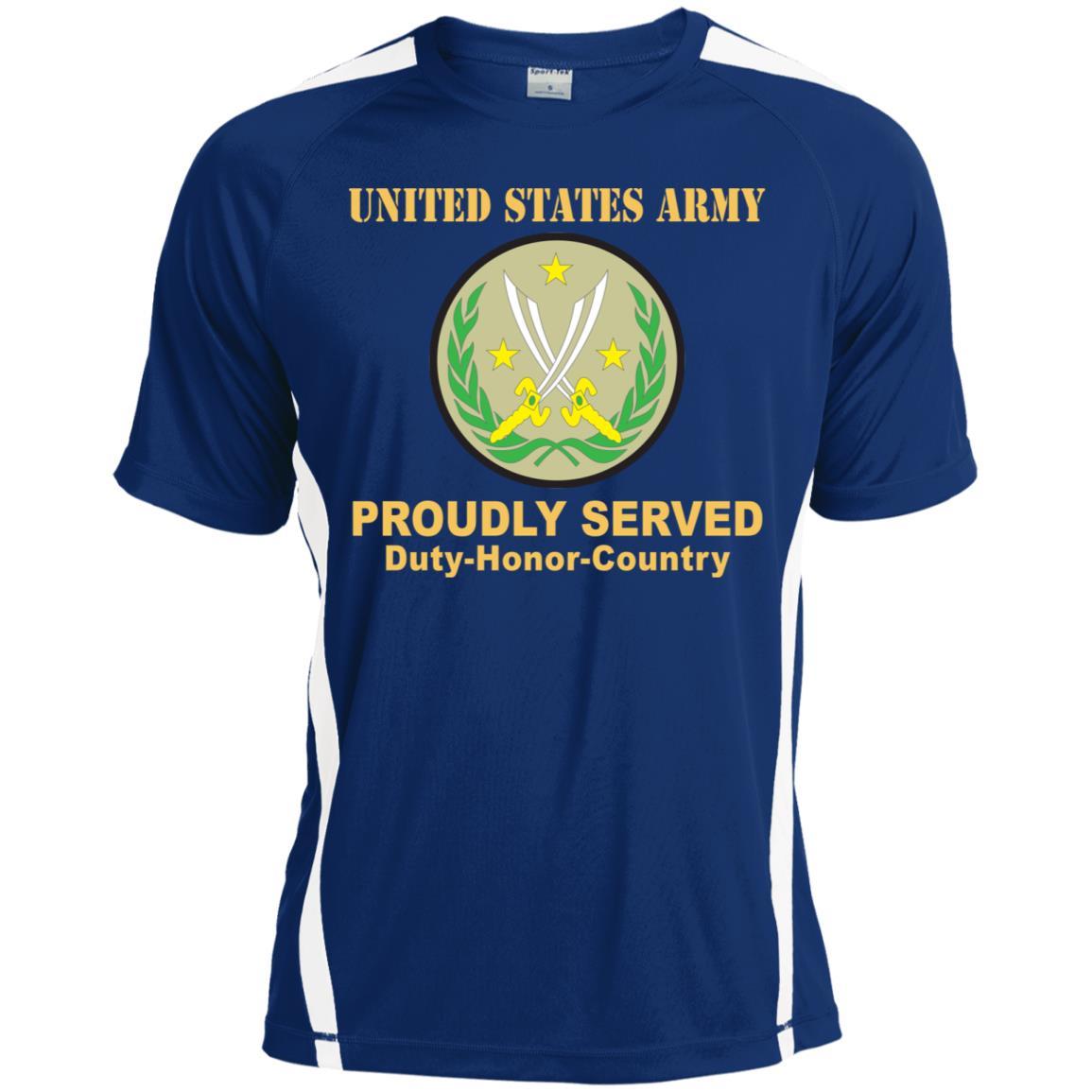 US ARMY CSIB COMBINED JOINT TASK FORCE - OPERATION INHERENT RESOLVE- Proudly Served T-Shirt On Front For Men-TShirt-Army-Veterans Nation