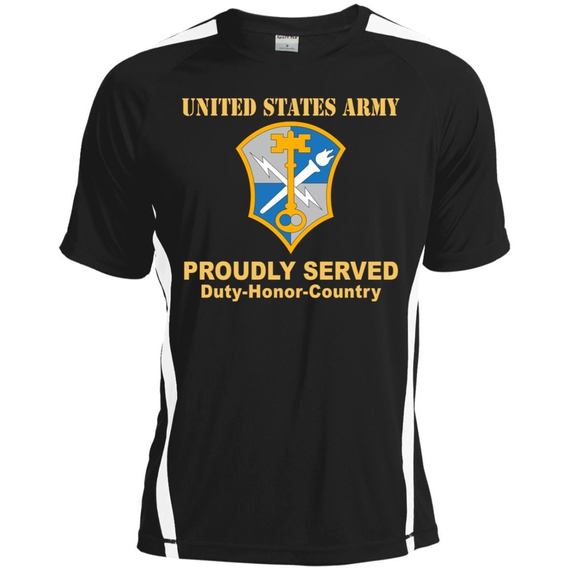 US ARMY CSIB INTELLIGENCE AND SECURITY COMMAND- Proudly Served T-Shirt On Front For Men-TShirt-Army-Veterans Nation