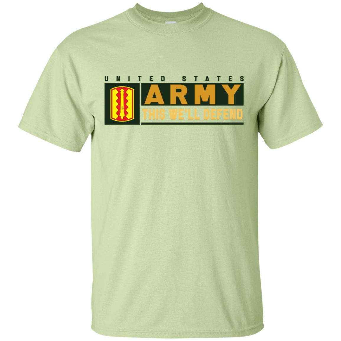 US Army 54 FIELD ARTILLERY BRIGADE- This We'll Defend T-Shirt On Front For Men-TShirt-Army-Veterans Nation