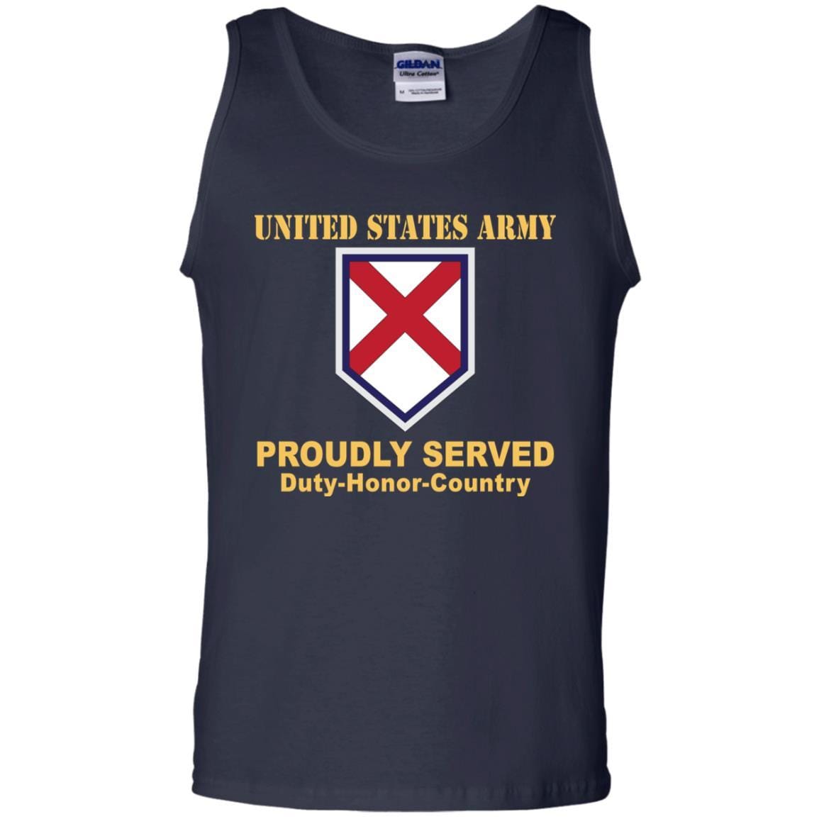 US ARMY 226TH MANEUVER ENHANCMENT BRIGADE- Proudly Served T-Shirt On Front For Men-TShirt-Army-Veterans Nation