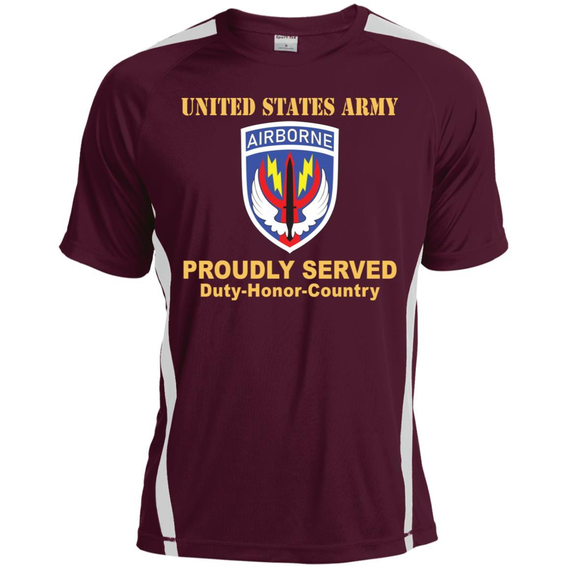 US ARMY SPECIAL OPERATIONS COMMAND CENTRAL- Proudly Served T-Shirt On Front For Men-TShirt-Army-Veterans Nation