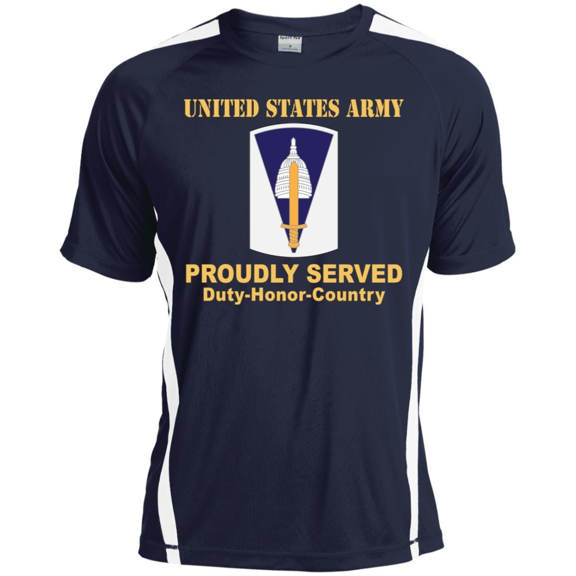 US ARMY 354TH CIVIL AFFAIRS BRIGADE- Proudly Served T-Shirt On Front For Men-TShirt-Army-Veterans Nation