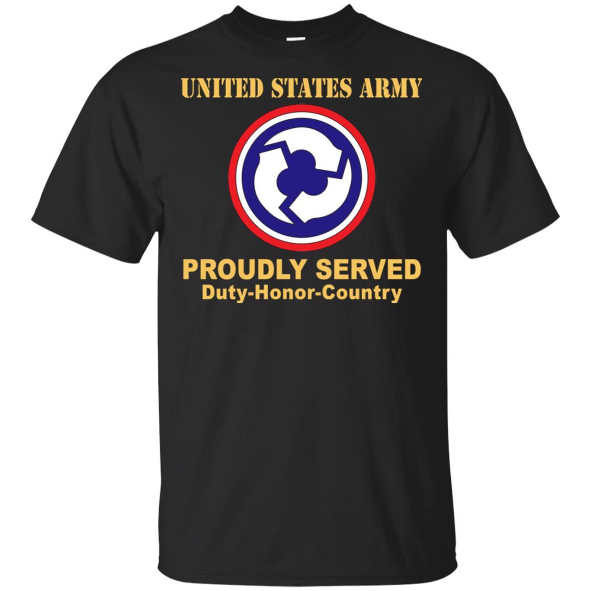 US ARMY 311TH SUSTAINMENT COMMAND- Proudly Served T-Shirt On Front For Men-TShirt-Army-Veterans Nation