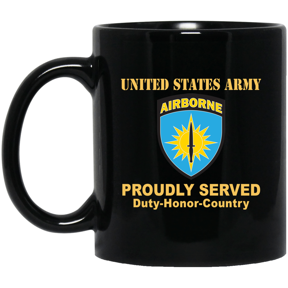 US ARMY SPECIAL OPERATIONS COMMAND PACIFIC- 11 oz - 15 oz Black Mug-Mug-Army-CSIB-Veterans Nation