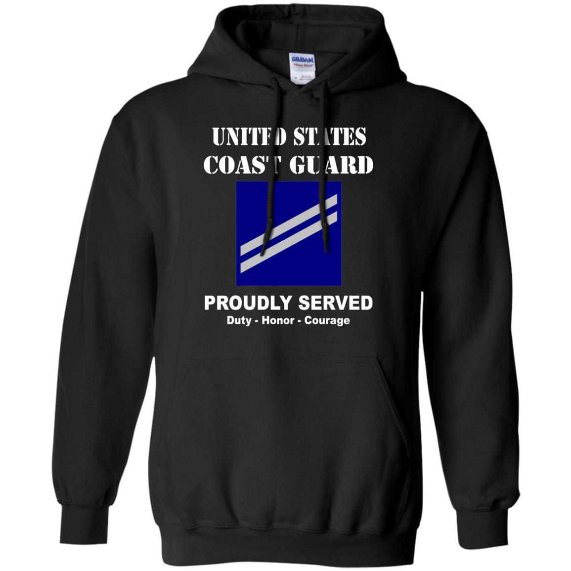 US Coast Guard E-2 Seaman Apprentice E2 SA Seaman Men Front USCG T Shirt-TShirt-USCG-Veterans Nation