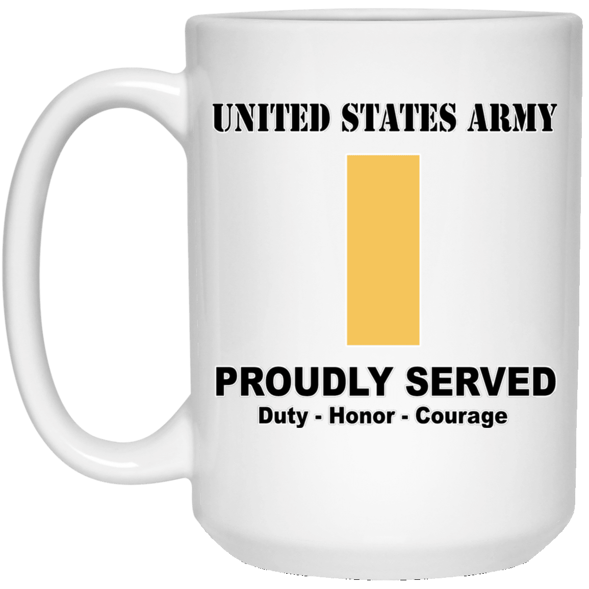 US Army O-1 Second Lieutenant O1 2LT Commissioned Officer Ranks White Coffee Mug - Stainless Travel Mug-Mug-Army-Ranks-Veterans Nation
