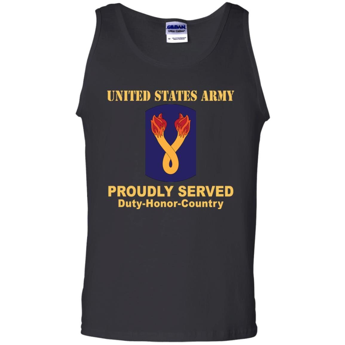 US ARMY 196TH INFANTRY BRIGADE- Proudly Served T-Shirt On Front For Men-TShirt-Army-Veterans Nation