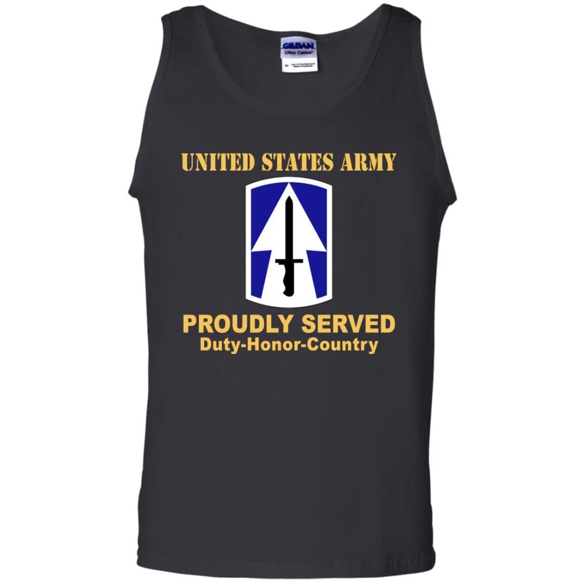 US ARMY 76TH INFANTRY BRIGADE COMBAT TEAM - Proudly Served T-Shirt On Front For Men-TShirt-Army-Veterans Nation