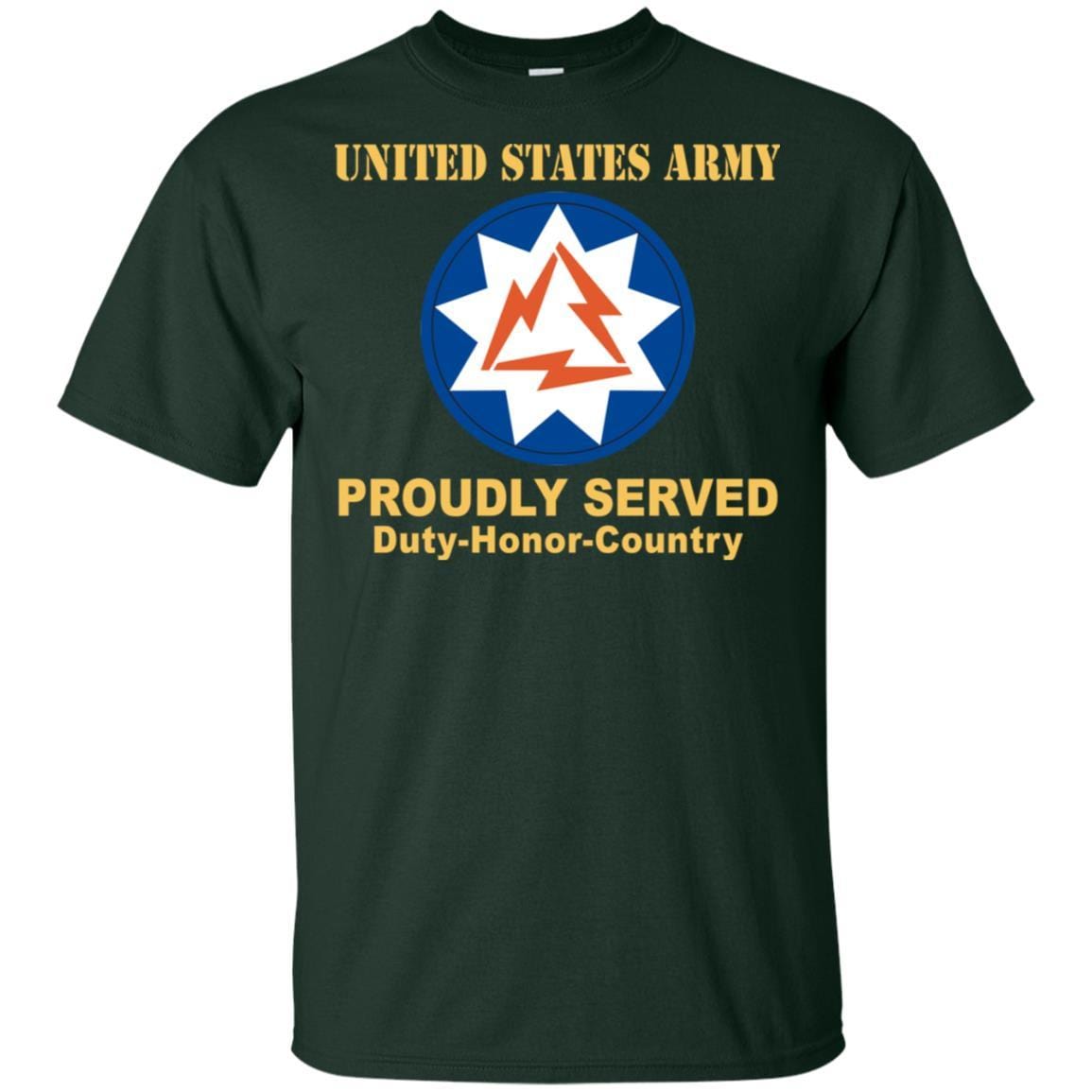 US ARMY 93RD SIGNAL BRIGADE - Proudly Served T-Shirt On Front For Men-TShirt-Army-Veterans Nation