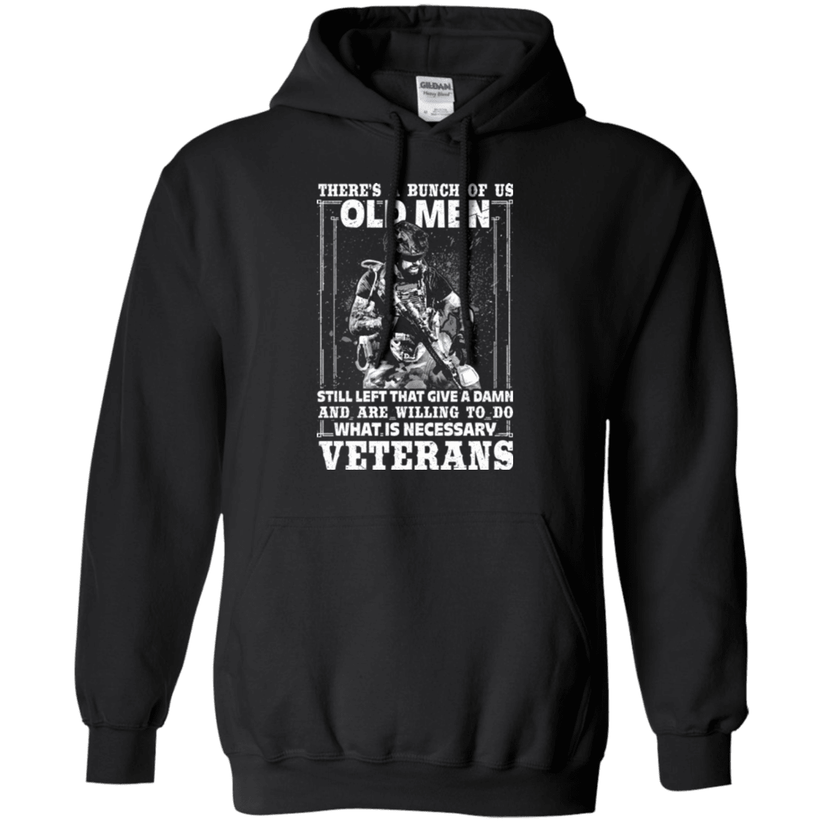 Military T-Shirt "OLD VETERAN ARE WILLING TO DO"-TShirt-General-Veterans Nation