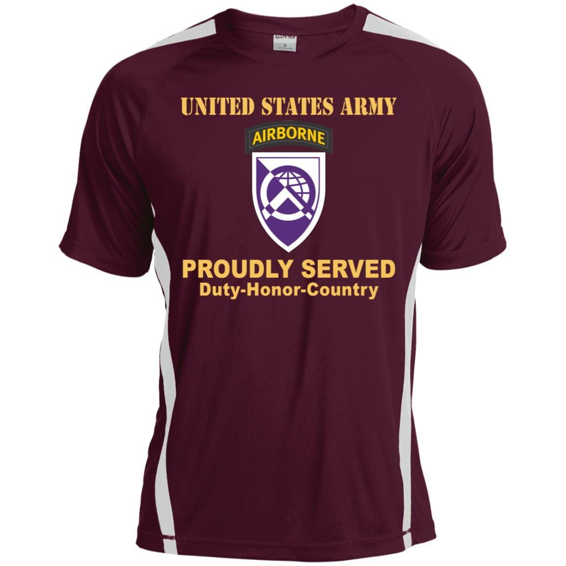 US ARMY 360TH CIVIL AFFAIRS BRIGADE- Proudly Served T-Shirt On Front For Men-TShirt-Army-Veterans Nation