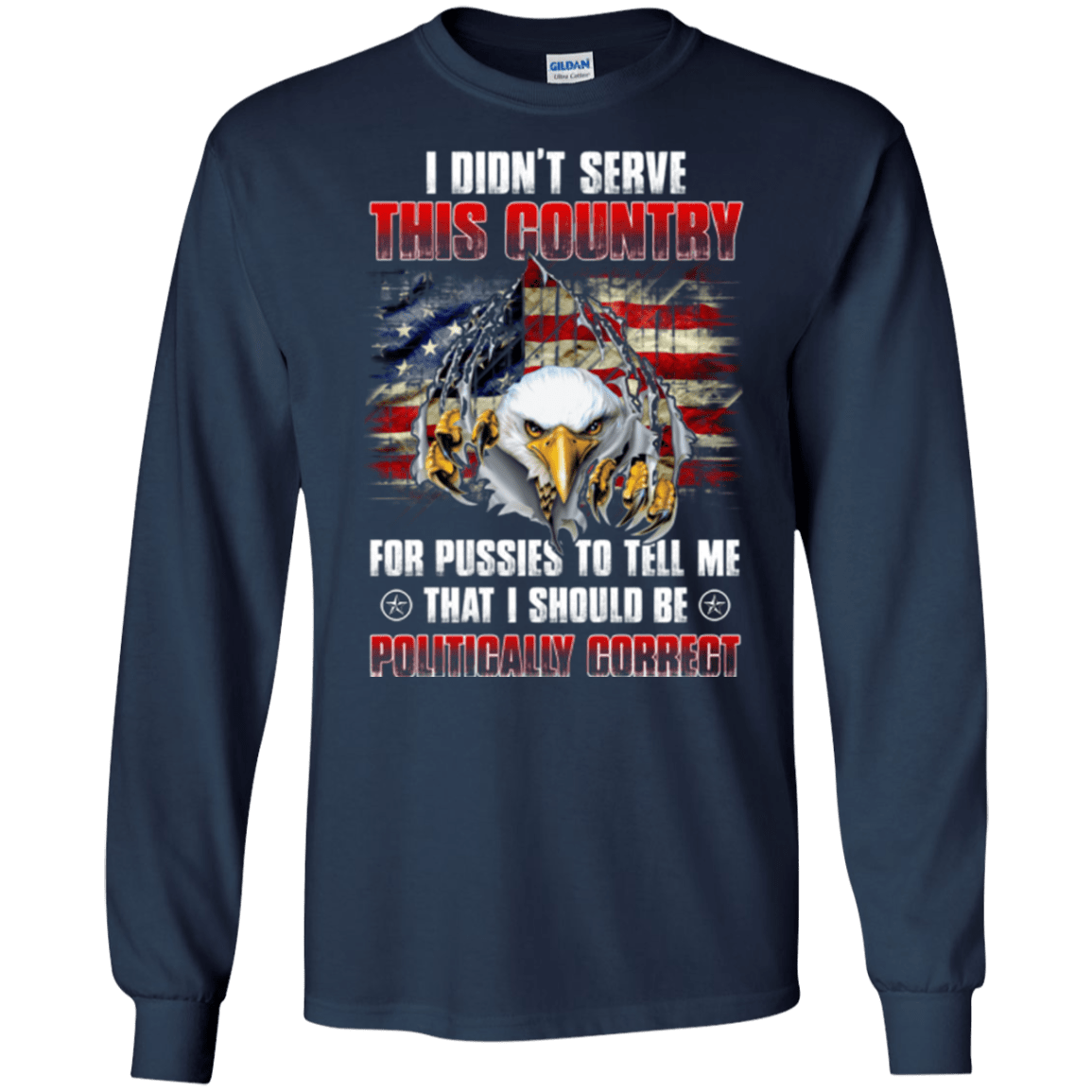 Military T-Shirt "I DIDN'T SERVE THIS COUNTRY"-TShirt-General-Veterans Nation