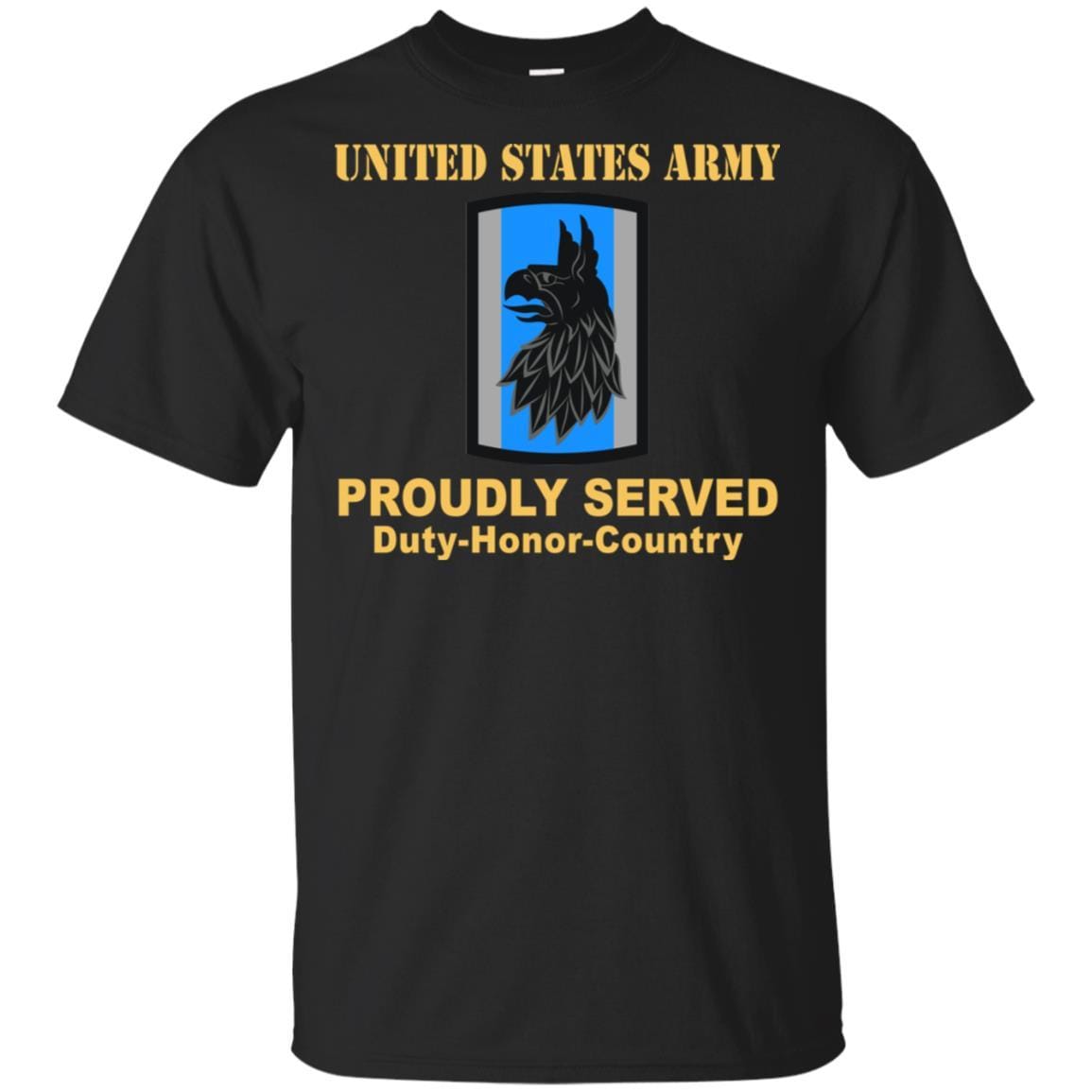 US ARMY 470 MILITARY INTELLIGENCE BRIGADE- Proudly Served T-Shirt On Front For Men-TShirt-Army-Veterans Nation