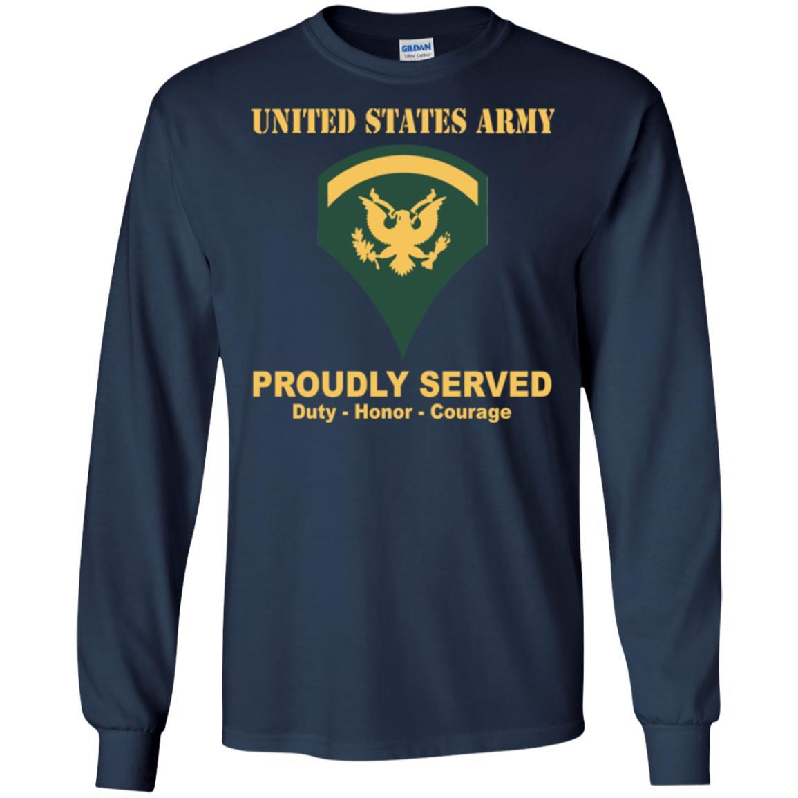 US Army E-5 SPC E5 Specialist Ranks Men Front Shirt US Army Rank-TShirt-Army-Veterans Nation