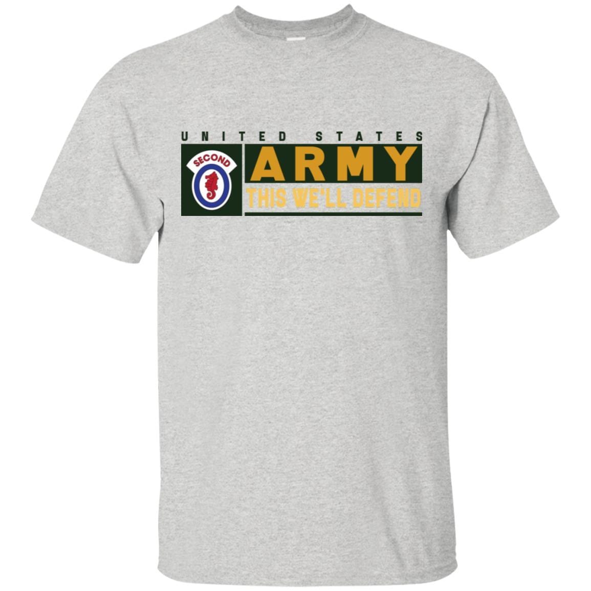 US Army 2ND ENGINEER BRIGADE- This We'll Defend T-Shirt On Front For Men-TShirt-Army-Veterans Nation