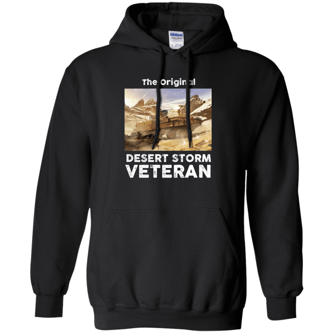 Military T-Shirt "The Original Desert Storm Veteran Men" Front-TShirt-General-Veterans Nation