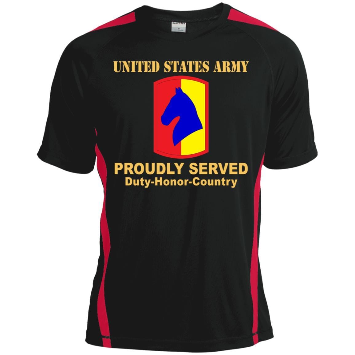 US ARMY 138TH FIRES BRIGADE- Proudly Served T-Shirt On Front For Men-TShirt-Army-Veterans Nation