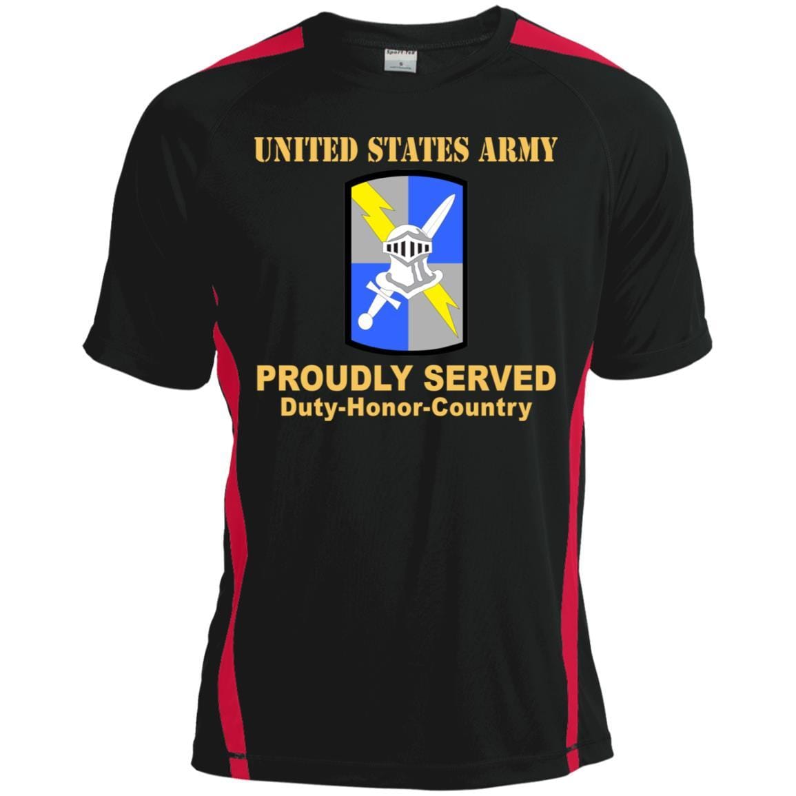 US ARMY 513 MILITARY INTELLIGENCE BRIGADE- Proudly Served T-Shirt On Front For Men-TShirt-Army-Veterans Nation