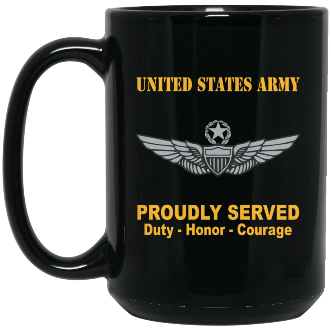 US Army Master Aviator Badge 11 oz - 15 oz-Mug-Army-Badge-Veterans Nation