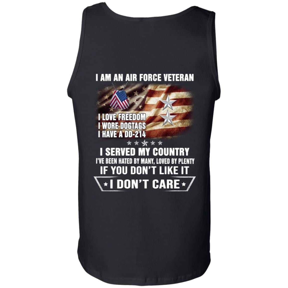 I Am An Air Force O-8 Major General Maj G O8 General Officer Ranks Veteran T-Shirt On Back-TShirt-USAF-Veterans Nation