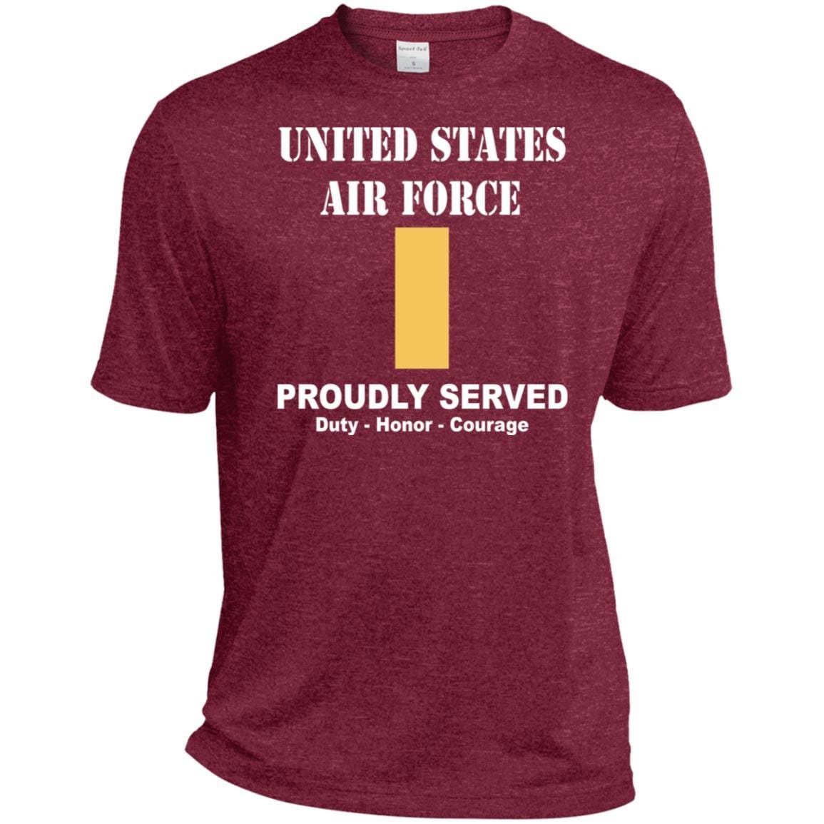 US Air Force O-1 Second Lieutenant 2d Lt O1 Commissioned Officer Ranks T shirt Sport-Tek Tall Pullover Hoodie - T-Shirt-TShirt-USAF-Veterans Nation