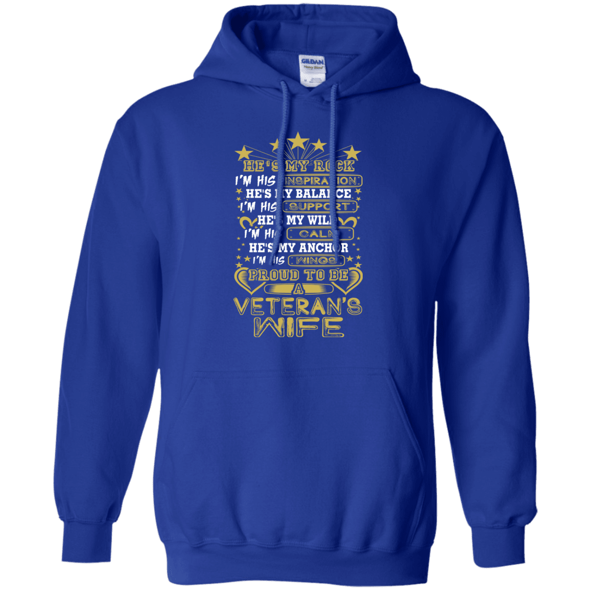 Military T-Shirt "PROUD TO BE A VETERAN'S WIFE"-TShirt-General-Veterans Nation