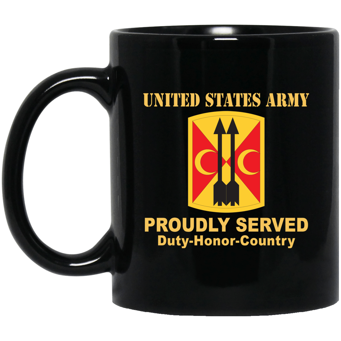 US ARMY 212 FIRES BRIGADE- 11 oz - 15 oz Black Mug-Mug-Army-CSIB-Veterans Nation